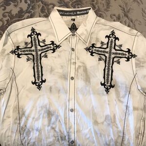 Buckle | Men’s Long Sleeve Button-Down, Size M